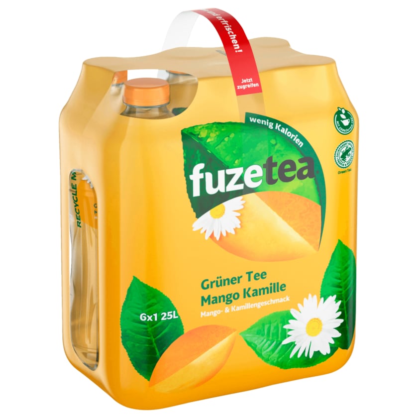 Fuze Tea Grüner Tee Mango Kamille 6x1,25l